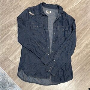 Diesel Dark Blue Denim Shirt
